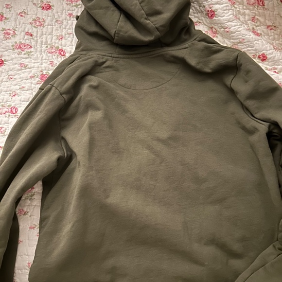 Army Green Zip up Hoodie - Picture 2 of 3